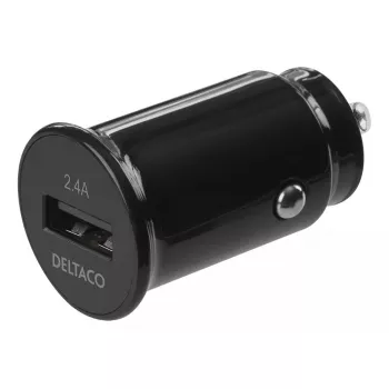 Autolader Deltaco USB-CAR123 universeel zwart