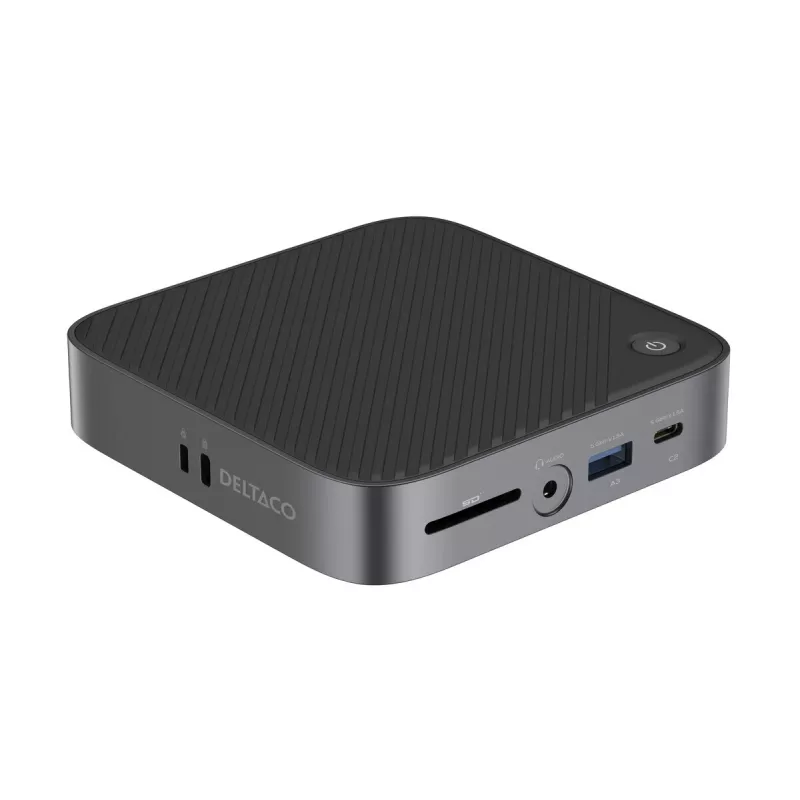 Deltaco USBC-HDMI28 USB Type-C hub 5000 Mbit/s 4K HDMI