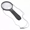 Vergrootglas Carson Split Handle HF-11 — 3,5× handloep, zwart/transparant, AAA-batterij