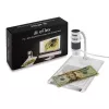 Digitale microscoop Carson EFLEX 300x, 75–300× vergroting, 1600×1200 camera, grijs/wit