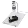 Digitale microscoop Carson EFLEX 300x, 75–300× vergroting, 1600×1200 camera, grijs/wit