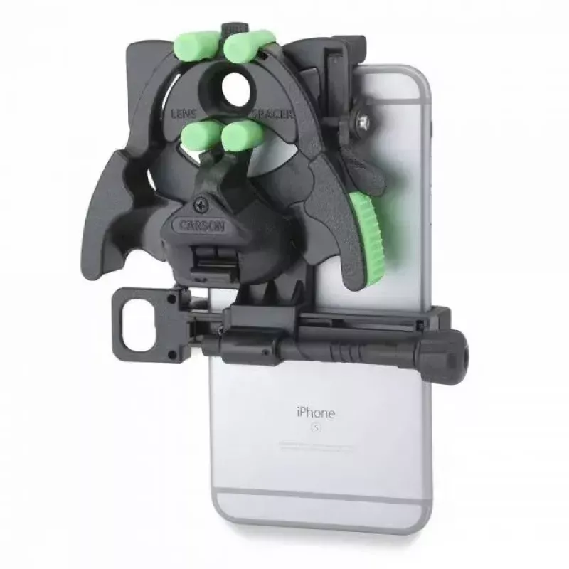 Telescoopcamera-/smartphonehouder Carson HookUpz 2.0 breedte 109 mm diepte 58 mm hoogte 114 mm