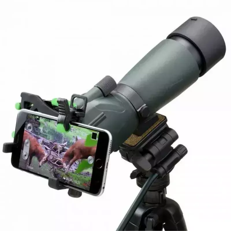 Telescoopcamera-/smartphonehouder Carson HookUpz 2.0 breedte 109 mm diepte 58 mm hoogte 114 mm