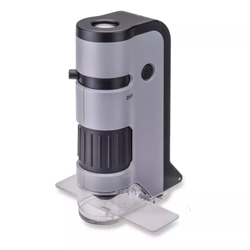 Digitale microscoop Carson MICROFLIP 250x zwart roestvrij staal