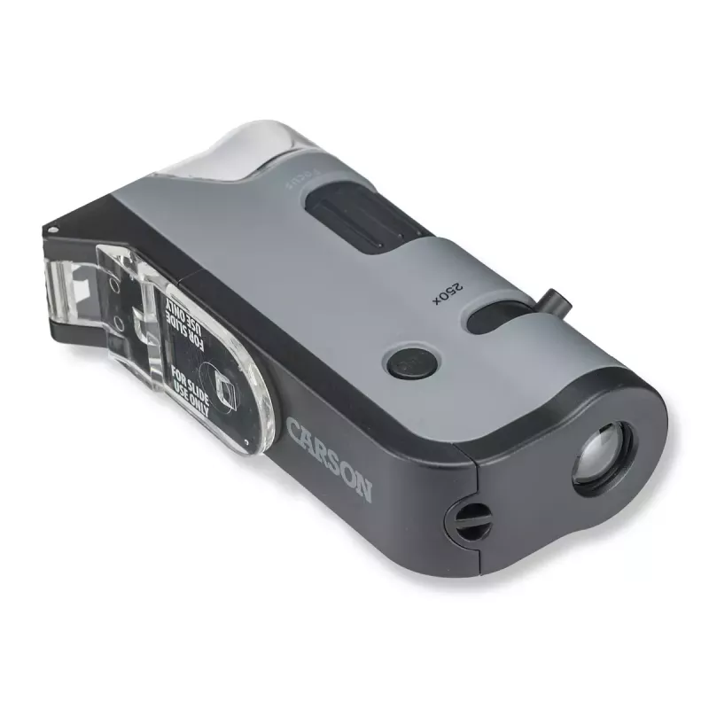 Digitale microscoop Carson MICROFLIP 250x zwart roestvrij staal