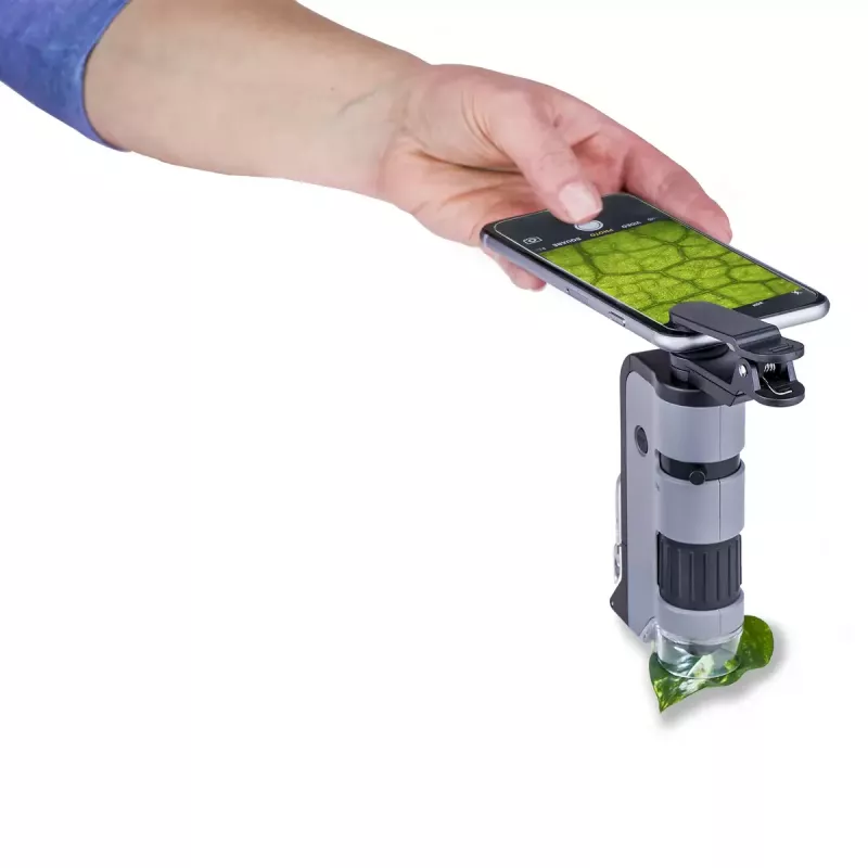 Digitale microscoop Carson MICROFLIP 250x zwart roestvrij staal