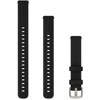 Horlogeband GARMIN Lily 2 silicone zwart — vervangende silicone band voor Lily 2