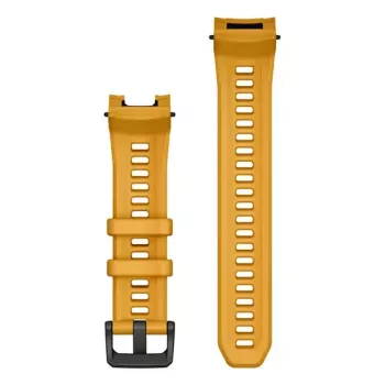 Band voor Garmin-smartwatch, 22 mm breed, geel, lengte 129 mm