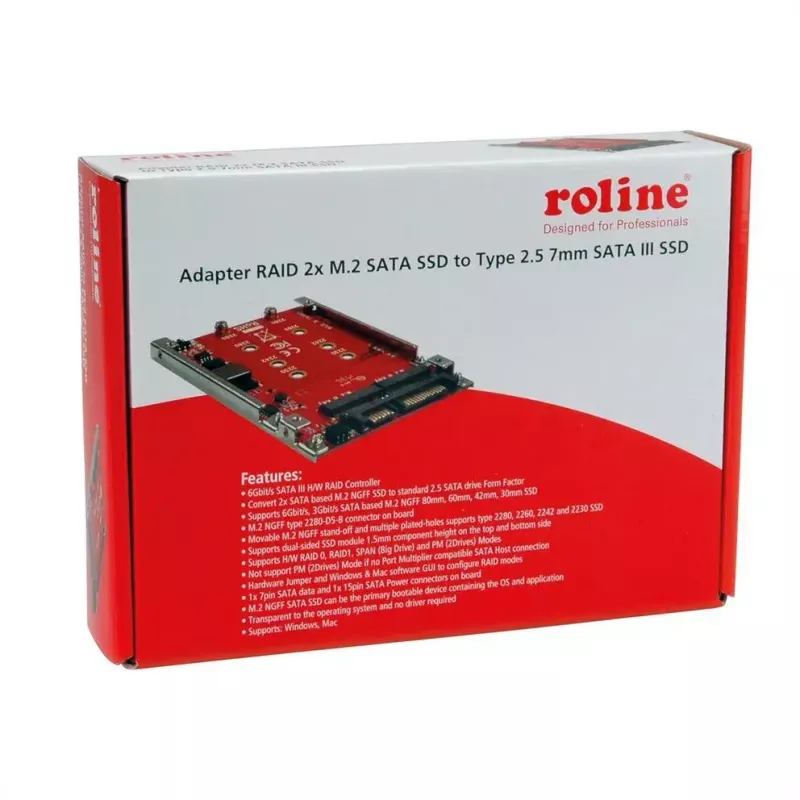 Interfacekaart ROLINE 16.01.4145 Intern SATA M.2