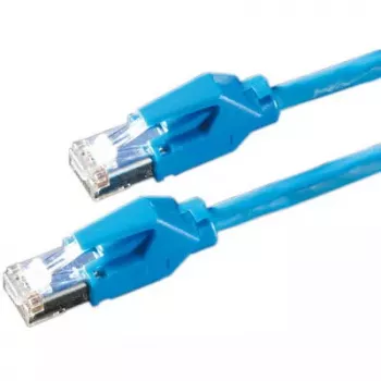 Patchkabel Draka Comteq Cat6 HP-FTP, F/UTP afgeschermd, 0,5 m, blauw