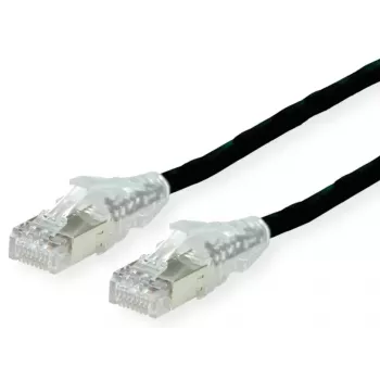 Netwerkkabel Dätwyler 21.05.0505 zwart 0,5 m Cat6a S/FTP