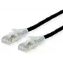 Netwerkkabel Dätwyler 21.05.0505 zwart 0,5 m Cat6a S/FTP