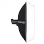 Softbox Elinchrom Rotalux Squarebox 1000×1000×420 mm, zwart/zilver