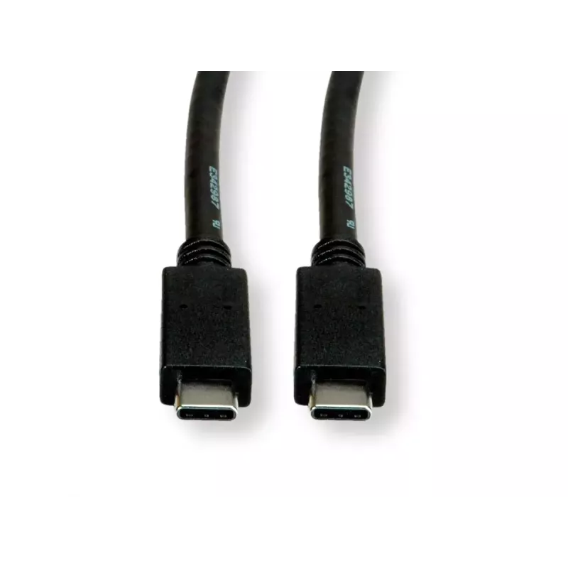 USB-kabel VALUE 11.99.9057 USB 3.2 Gen 2 0,5 m USB-C zwart