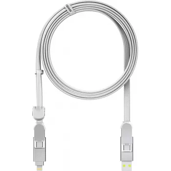 Rolling Square inCharge XL 2m wit USB-laad- en datakabel