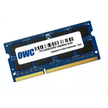 OWC DDR3 - module - 8 GB - SO DIMM 204-PIN - 1066 MHz / PC3-8500 - CL7 - 1.5 V - unbuffered - non-ECC - voor Apple Mac mini (medio 2010)