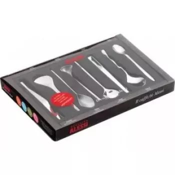 Koffielepels Alessi Il caffè RVS 8 stuks MSPOONSET