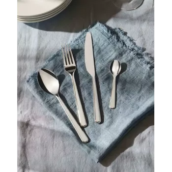 Keukenbestekset ALESSI BG02S24 — tafelmes- en vorkenset, RVS
