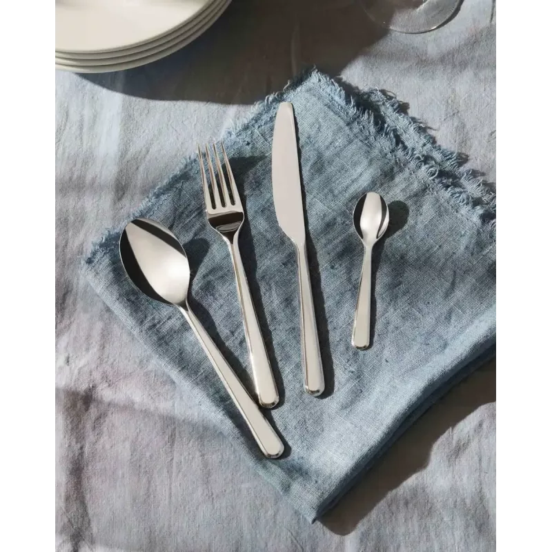 Keukenbestekset ALESSI BG02S24 — tafelmes- en vorkenset, RVS
