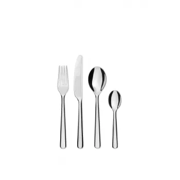 Keukenbestekset ALESSI BG02S24 — tafelmes- en vorkenset, RVS