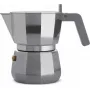 Espresso-mokakan ALESSI DC06/3 zilver – pannetje voor op het fornuis met inhoud van 3 kopjes