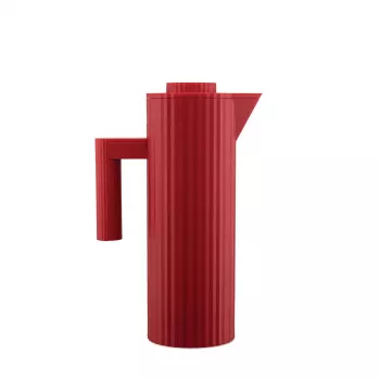 Alessi Plissé thermoskan 1 L, rood