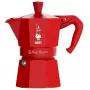 Fornuiskoffiemachine BIALETTI Moka Express 1TZ 1 kopje rood