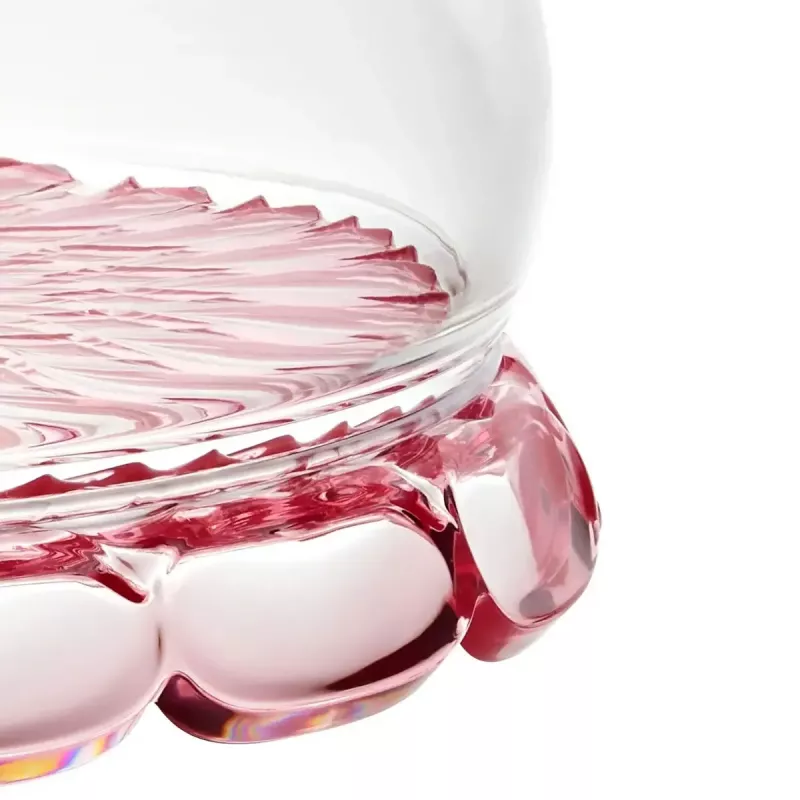 Guzzini Vanity kleine taartstandaard met stolp, Flamingo Pink