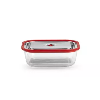 Opbergbox magic vac ACO1138, rechthoekig, 1,9 l, transparant, 235×184×83 mm