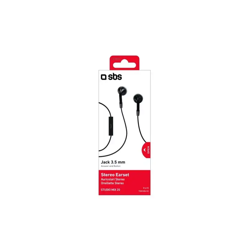 Headset SBS Earset bedraad stereo duo