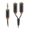Audio stereokabel SBS audio 3,5 mm jack met splitter