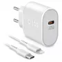 Oplader voor mobiele apparaten SBS TETRKITPD20LIGW snelopladen indoor wit