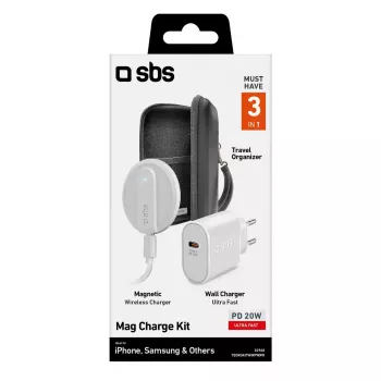 Draagbare oplader SBS Always on Charge KIT 10000mAh