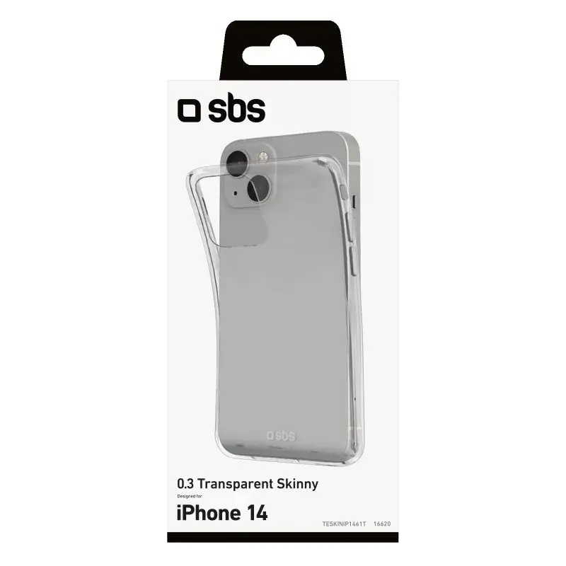 Hoes SBS TESKINIP1461T voor iPhone 14 transparant 15,5 cm