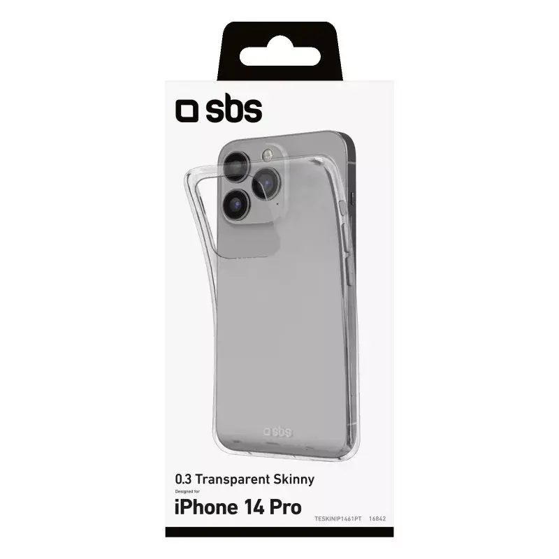 Cover SBS TESKINIP1461PT voor iPhone 14 Pro 15,5 cm transparant