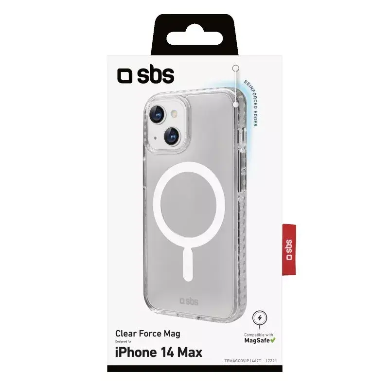 Hoesje SBS TEMAGCOVIP1467T voor iPhone 14 Plus 17 cm transparant