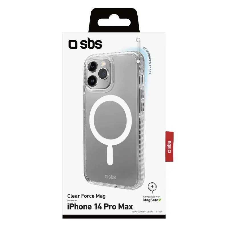 Hoesje SBS TEMAGCOVIP1467PT voor iPhone 14 Pro Max 17 cm transparant