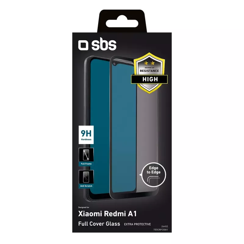 SBS beeldschermfolie Xiaomi Redmi A1 zwart