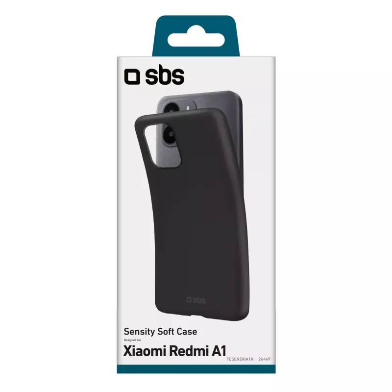 Hoesje SBS Sensity Xiaomi Redmi A1 16,6 cm zwart
