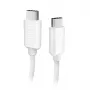 USB-C-naar-USB-C-kabel SBS Mobile TECABLETISSUETCCG, USB 2.0, 1,5 m, wit