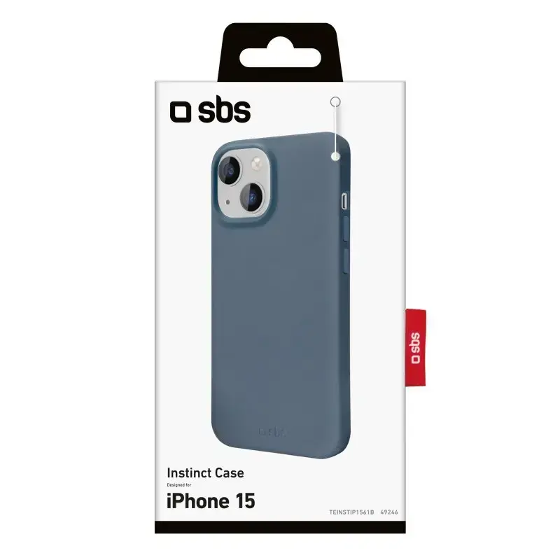Hoesje SBS TEINSTIP1561B voor iPhone 15 15,5 cm blauw