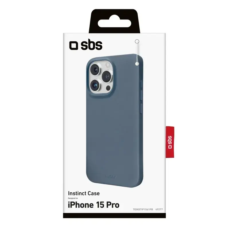 Hoesje SBS TEINSTIP1561PB voor iPhone 15 Pro 15,5 cm blauw