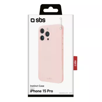 Hoesje SBS TEINSTIP1561PP voor iPhone 15 Pro 15,5 cm roze