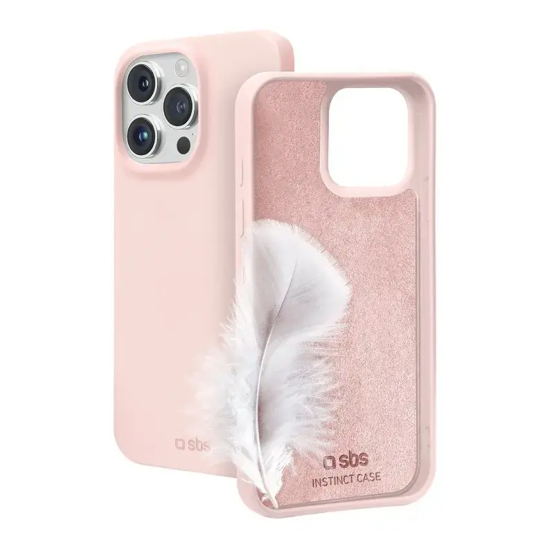 Hoesje SBS TEINSTIP1561PP voor iPhone 15 Pro 15,5 cm roze