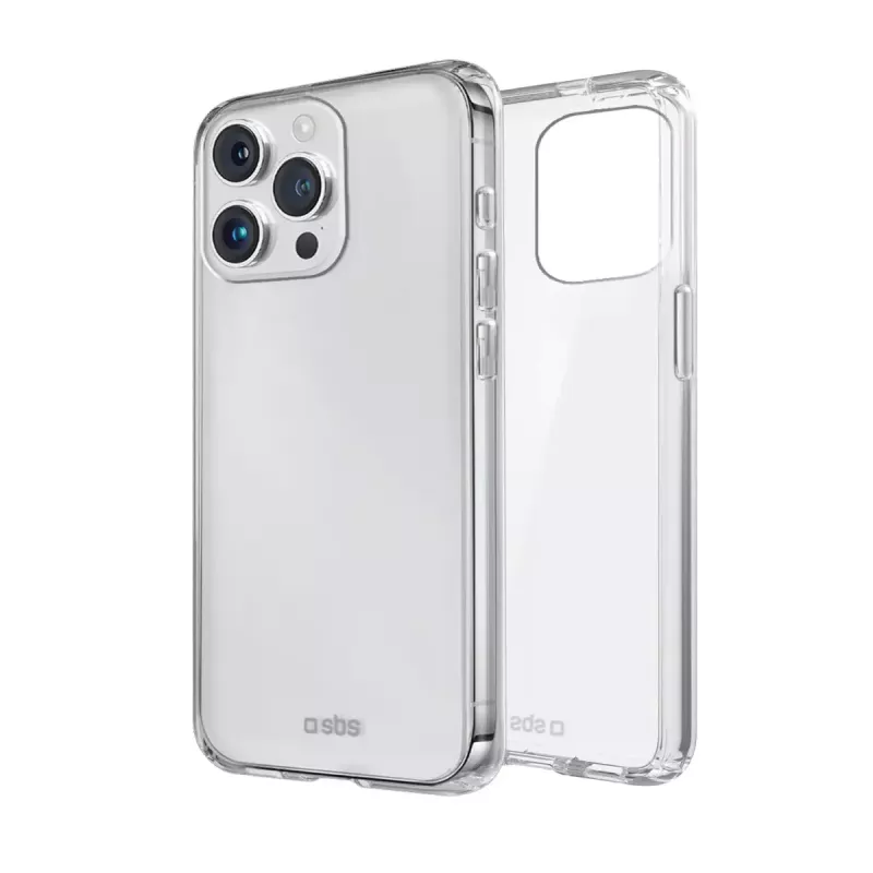 Hoesje SBS TESKINIP1561PT voor iPhone 15 Pro 15,5 cm transparant