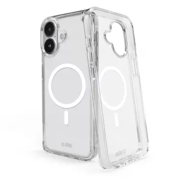 Cover SBS Light Mag voor iPhone 16 transparant 15,5 cm