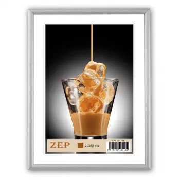 ZEP Basic AL1S4 aluminium fotolijst, 20 x 30 cm, zilver