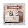 Enkele fotolijst ZEP Nelson 6 hout bruin wit 347x347 mm