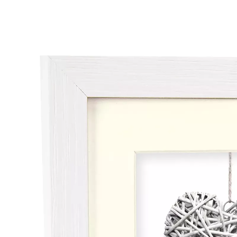 Enkele fotolijst ZEP Regent 4 wit hout 230x330 mm