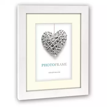 Enkele fotolijst ZEP Regent 2 wit hout 330x430 mm